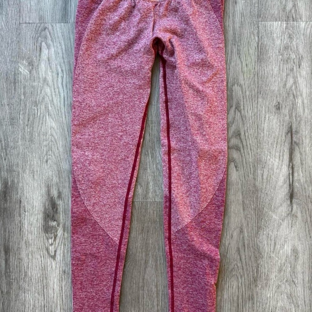 Gymshark Kids Heathered Pink Leggings